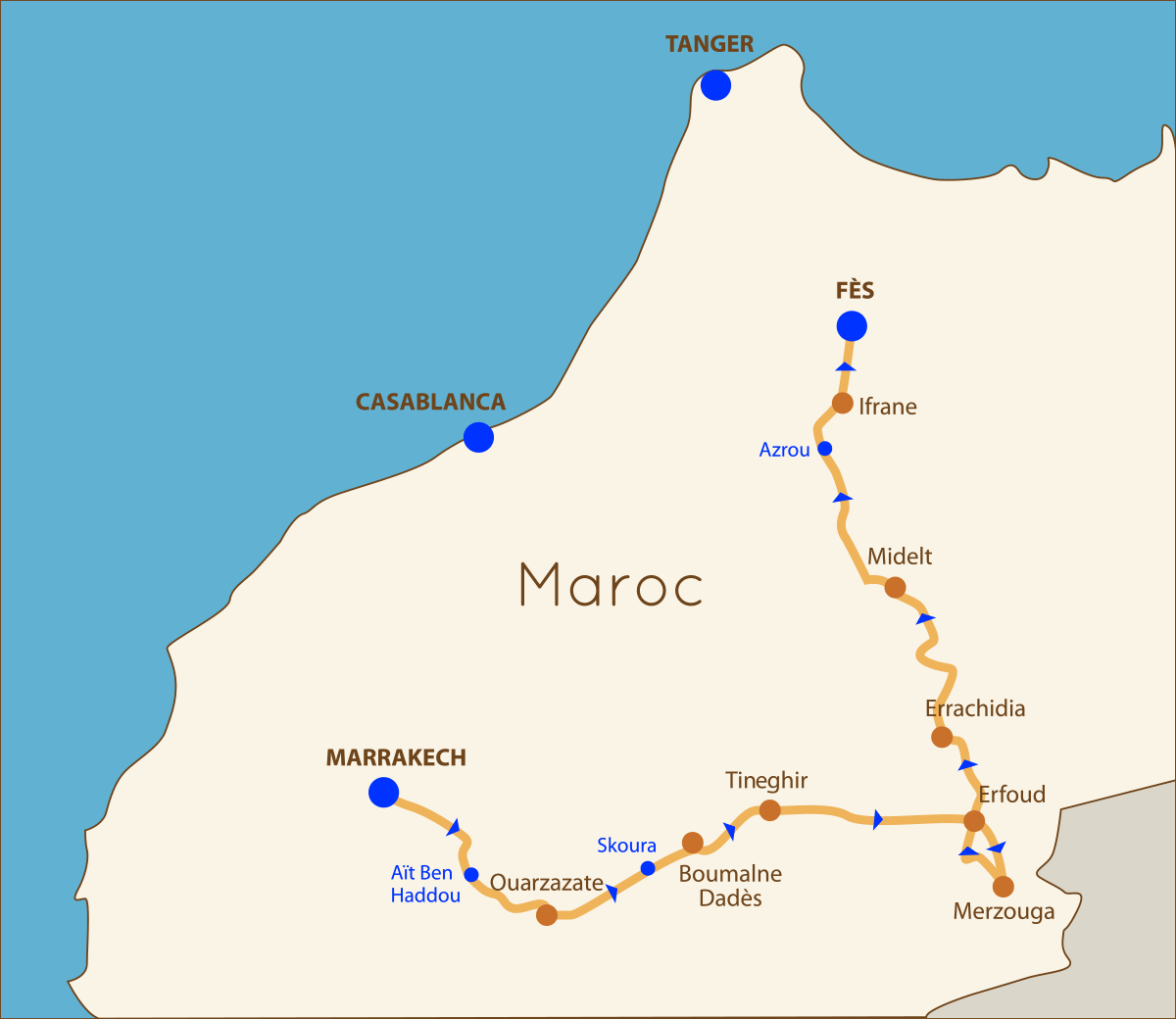 voyage 4 jours au maroc