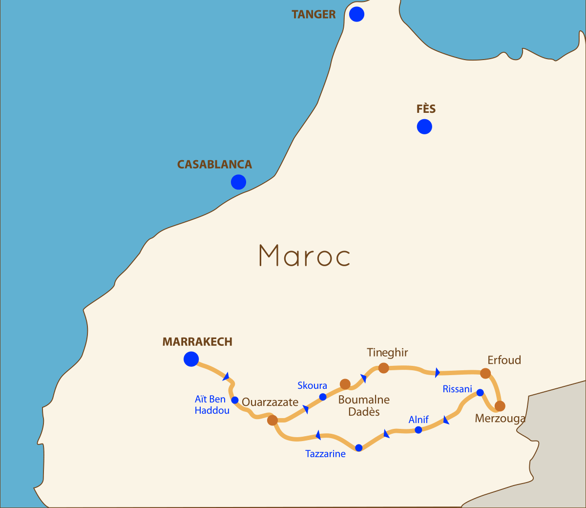 Un séjour À partir de Marrakech