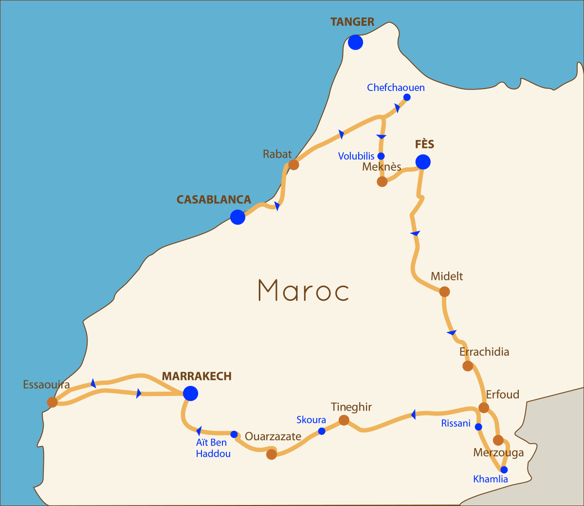 voyage au maroc depuis la belgique