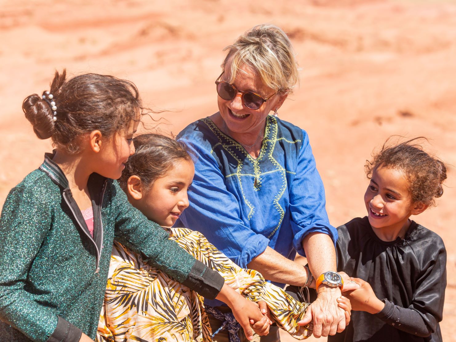 Rencontre avec les enfants Sud Maroc